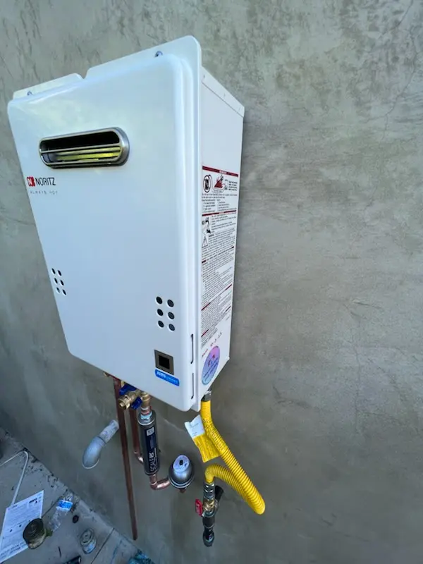 Tankless water heater installation for River Edge homes